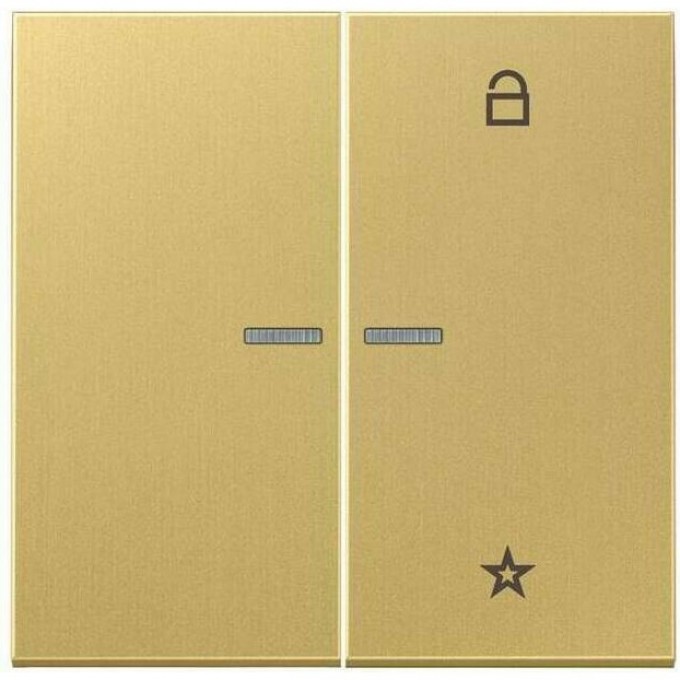 Центральная плата на жалюзийный выключатель JUNG LS METAL (латунь) ME1701C