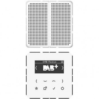 Цифровое электронное радио с дисплеем JUNG CD 500 (белый)