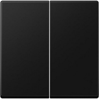 Клавиша для балансирных выключателей JUNG A595SWM; дюропласт; черный матовый