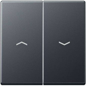 Клавиша для жалюзийного выключателя JUNG А500 антрацит матовый