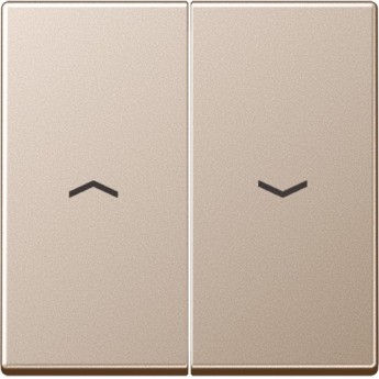 Клавиша для жалюзийного выключателя JUNG А500 шампань