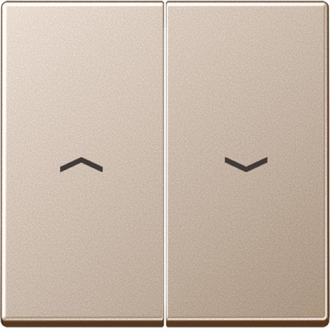 Клавиша для жалюзийного выключателя JUNG А500 шампань A595PCH