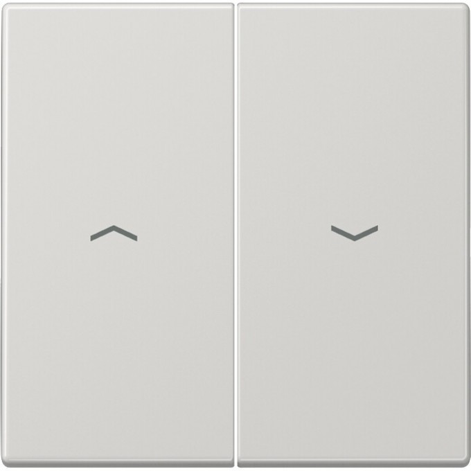 Клавиша для жалюзийного выключателя JUNG LS 990 светло-серый LS995PLG