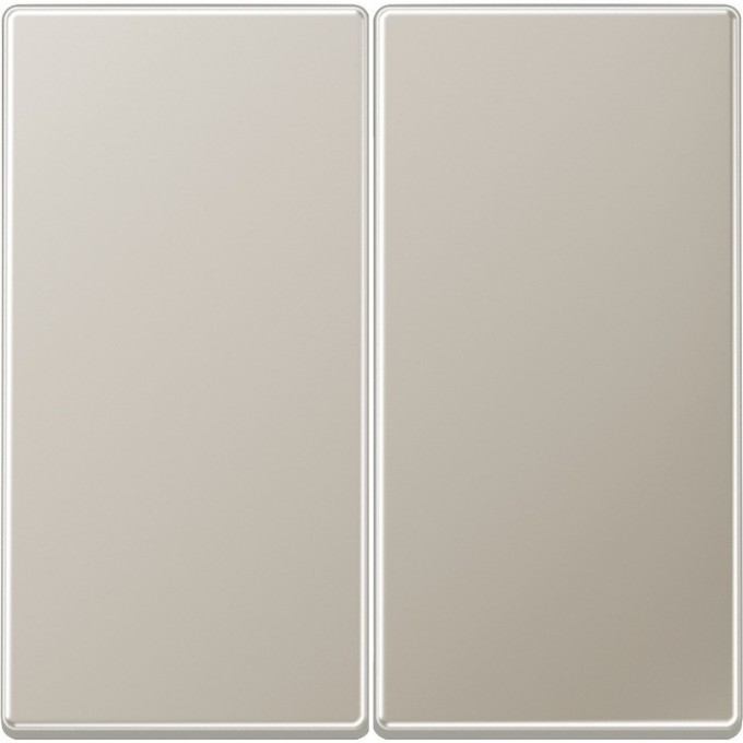 Клавиша двойная для светорегулятора JUNG LS METAL стальной ES1565.07