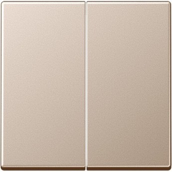 Клавиша двойная JUNG А500 шампань