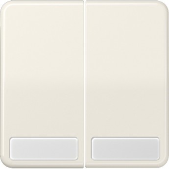 Клавиша двойная JUNG CD 500 с 2-мя полями для надписи (бежевый)