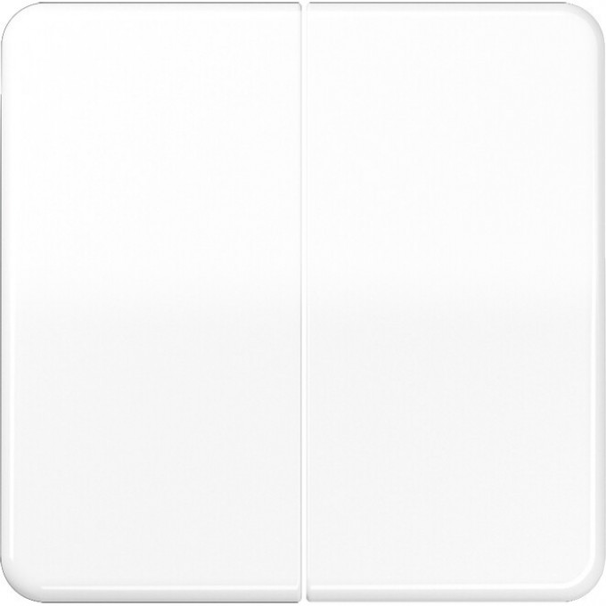 Клавиша двойная JUNG CD 500 ударопрочная (белый) CD595BFWW