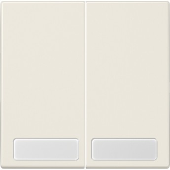 Клавиша двойная JUNG LS 990 с 2-мя полями для надписи (бежевый)
