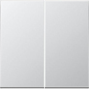 Клавиша двойная JUNG LS METAL для диммера 1252UDE (алюминий)