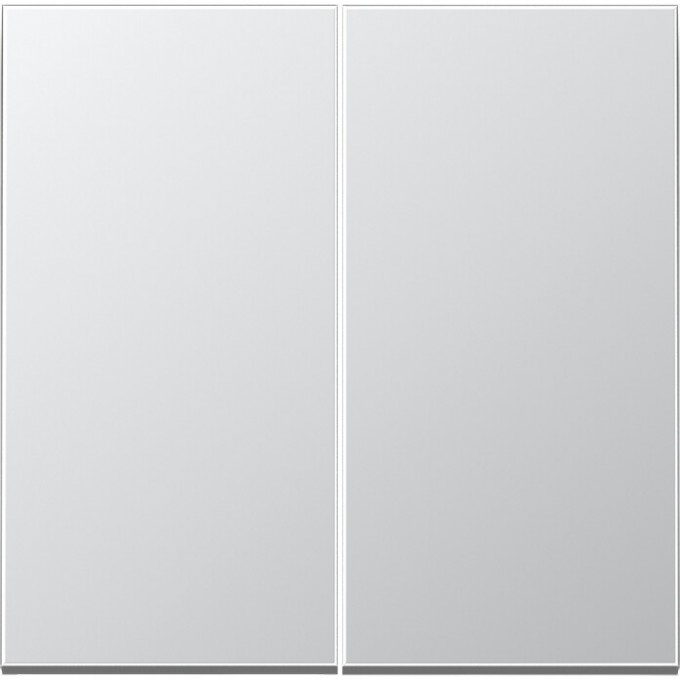 Клавиша двойная JUNG LS METAL для диммера 1252UDE (алюминий) AL1565.07