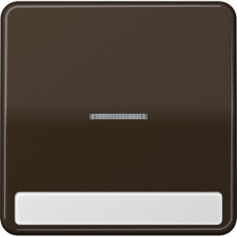 Клавиша JUNG CD 500 с окошком и полем для надписи (коричневый)
