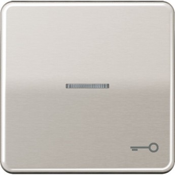 Клавиша JUNG CD 500 с окошком и символом "ключ" (платина)