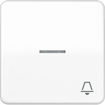 Клавиша JUNG CD 500 с окошком и символом "звонок" (белый)