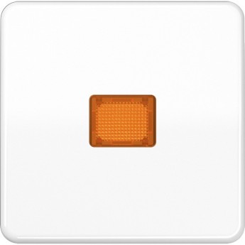 Клавиша JUNG CD 500 с оранжевым окошком (белая) Клавиша JUNG CD 500 с оранжевым окошком (белая)