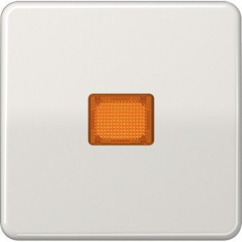 Клавиша JUNG CD 500 с оранжевым окошком (светло-серый) Клавиша JUNG CD 500 с оранжевым окошком (светло-серый)