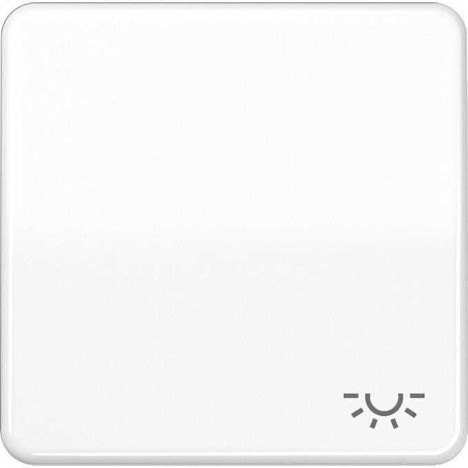 Клавиша JUNG CD 500 с символом "Свет" (белый) CD590LWW