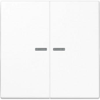 Клавиша JUNG SL595KO5WW для сдвоенного выключателя с подсветкой