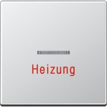 Клавиша с окошком JUNG А-серия, алюминий