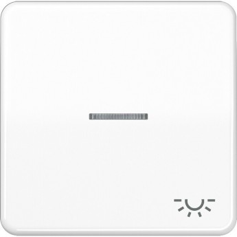 Клавиша с символом "освещение" JUNG CD 500 белый