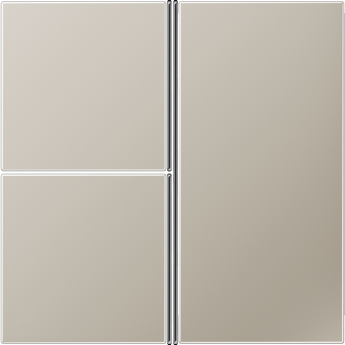 Клавиши JUNG для системы KNX 3-группы благородная сталь