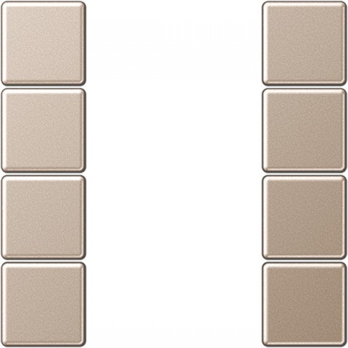 Комплект накладок JUNG 4гр сталь ES2504TSA