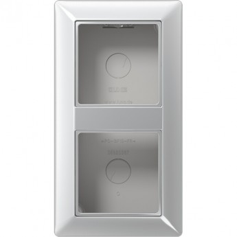 Коробка JUNG A500 2-ная для накладного монтажа (алюминий)