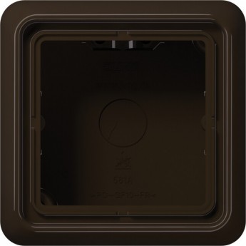 Коробка JUNG CD500 1-ная для накладного монтажа (коричневая)