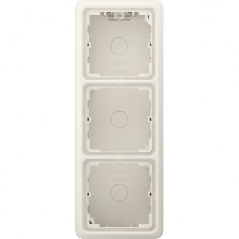 Коробка JUNG CD500 3-ная для накладного монтажа (бежевая)
