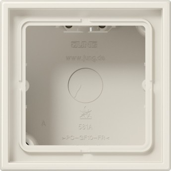 Коробка JUNG LS990 1-ная для накладного монтажа (бежевая)