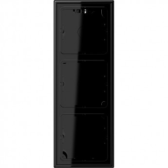 Коробка JUNG LS990 3-ная для накладного монтажа (черная)
