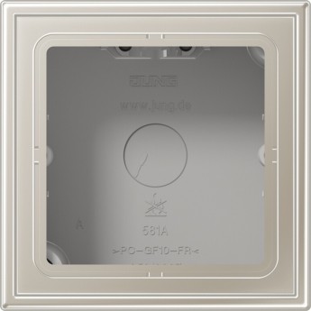 Коробка JUNG LSmetal 1-ная для накладного монтажа (стальная)