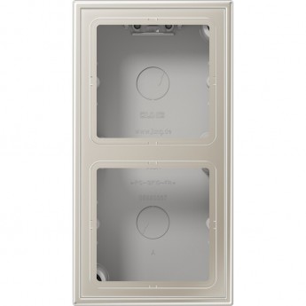 Коробка JUNG LSmetal 2-ная для накладного монтажа (стальная)