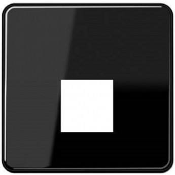 Крышка для ординарной телефонной и компьютерной розетки UAE JUNG CD569-1UASW черная