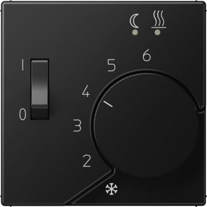 Крышка для регулятора подогрева пола JUNG черный матовый, A500 AFTR231PLSWM