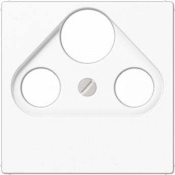 Крышка JUNG AS 500 для универсальной SAT-TV-розетки (белый)