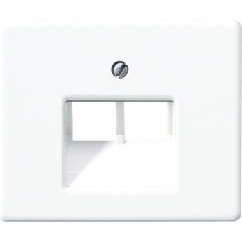 Крышка JUNG для сдвоенной телефонной и компьютерной розетки UAE