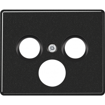 Крышка JUNG для телевизионной и спутниковой розетки черная