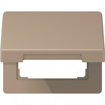 Крышка JUNG SL 500 откидная для розеток и изделий 50х50 (бронза)
