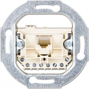 Механизм компьютерной/телефонной розетки 1xRJ11/RJ12/RJ45 JUNG категория 3