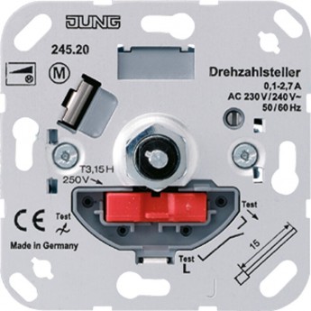 Механизм регулятора частоты вращения JUNG 0,1-2,7 А Механизм регулятора частоты вращения JUNG 0,1-2,7 А