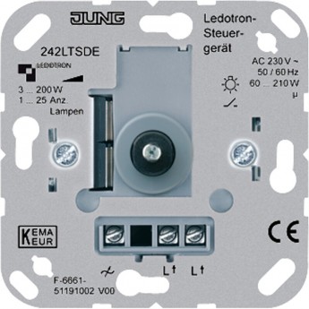 Механизм светорегулятора JUNG LEDOTRON 210 Вт