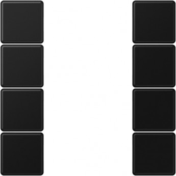 Набор накладок JUNG LS504TSASWM 4 группы для модулей F50