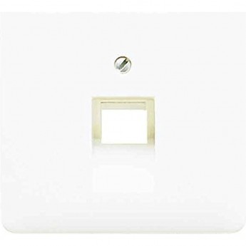 Накладка для одинарных телефонных и компьютерных розеток JUNG 569-1UA