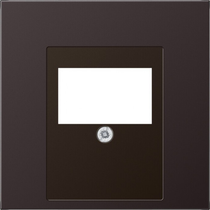Накладка для ТАЕ и USB розеток JUNG LS METAL из металла (антрацит) AL2969TD