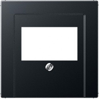 Накладка JUNG А-серия ТАЕ для аудиорозеток и зарядного устройства USB (антрацит матовый)