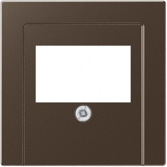 Накладка JUNG А-серия TАЕ для аудиорозеток и зарядного устройства USB (мокко)