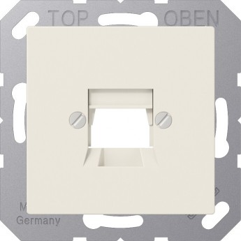 Накладка JUNG А500 для разъёмов AMP 5 категории (слоновая кость)