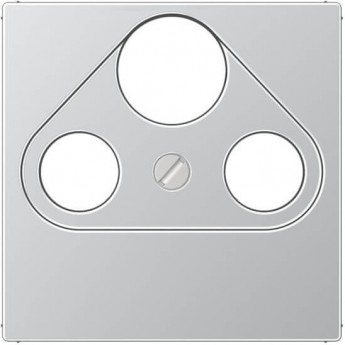 Накладка JUNG A500 на розетку телевизионную TV/FM/SAT (алюминий)