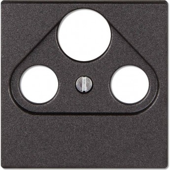 Накладка JUNG А500 на розетку телевизионную TV/FM/SAT (антрацит матовый)
