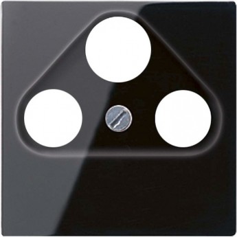 Накладка JUNG A500 на розетку телевизионную TV/FM/SAT (черный)